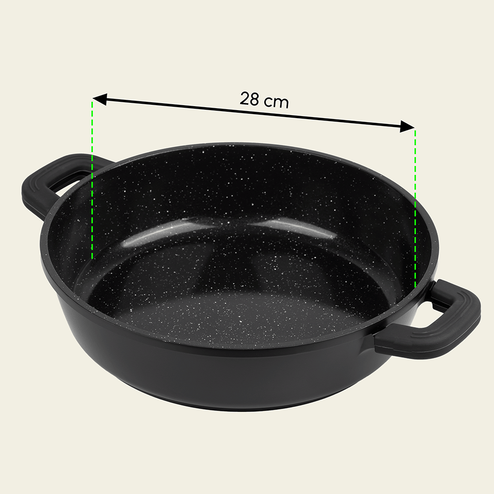 Vorbestellung – Tajine – Keramikbeschichtung – 28 cm – PFAS-frei – Schwarz