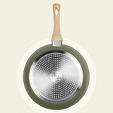 Maison & Kitchen koekenpannenset - 3 Delig - PFAS-vrij - Pastel Green