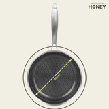 Koekenpan Honey - Keramische coating - 20 cm - PFAS-vrij - RVS